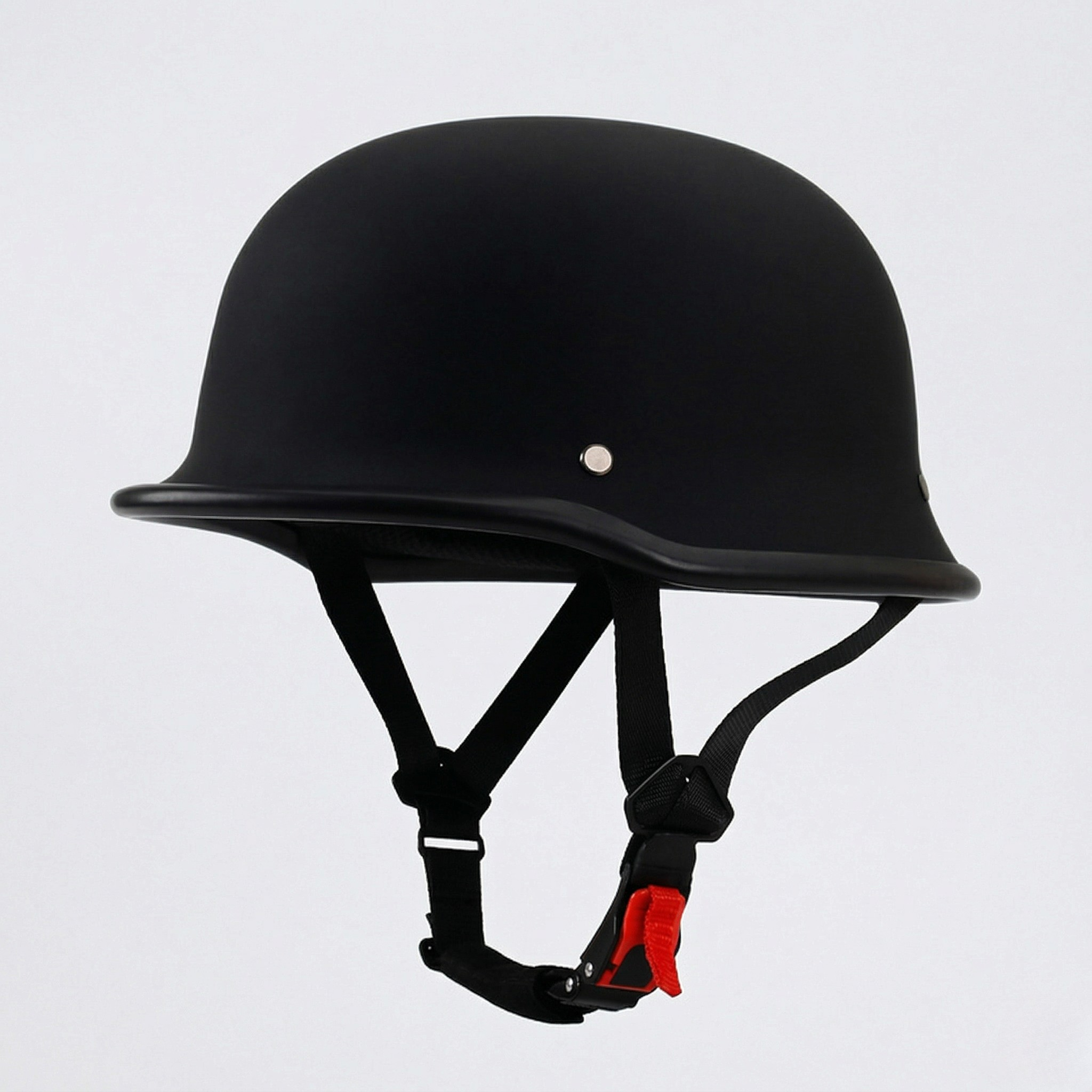 Casco Moto Mezza Calotta Omologato Design Leggero Stile Cruiser