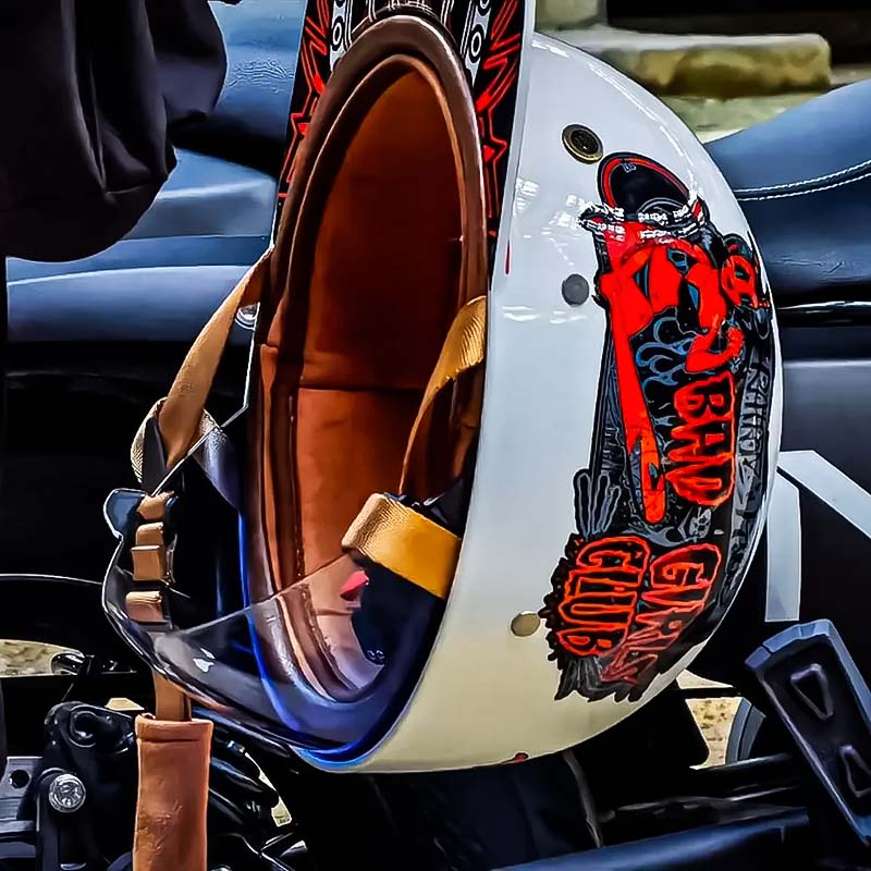 Casco DOT in Stile Baseball OrionRide con Scocca in ABS per Moto