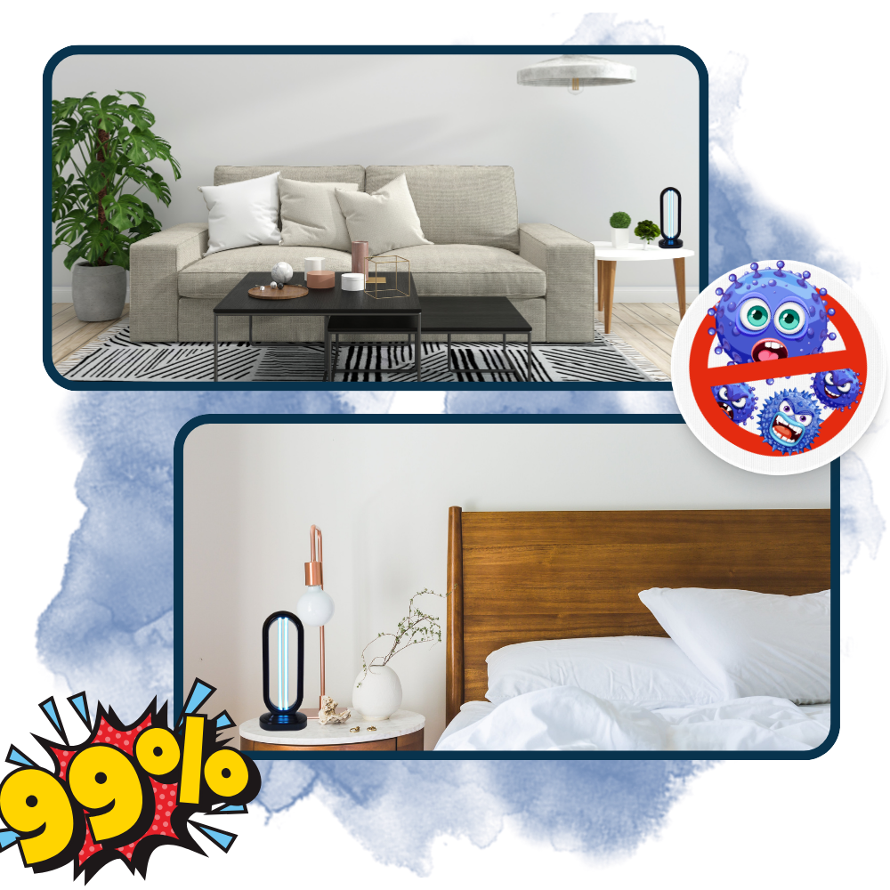 Luce di Disinfezione UV per Cimici da Letto per Uso Domestico e Viaggi su Superfici Multiple