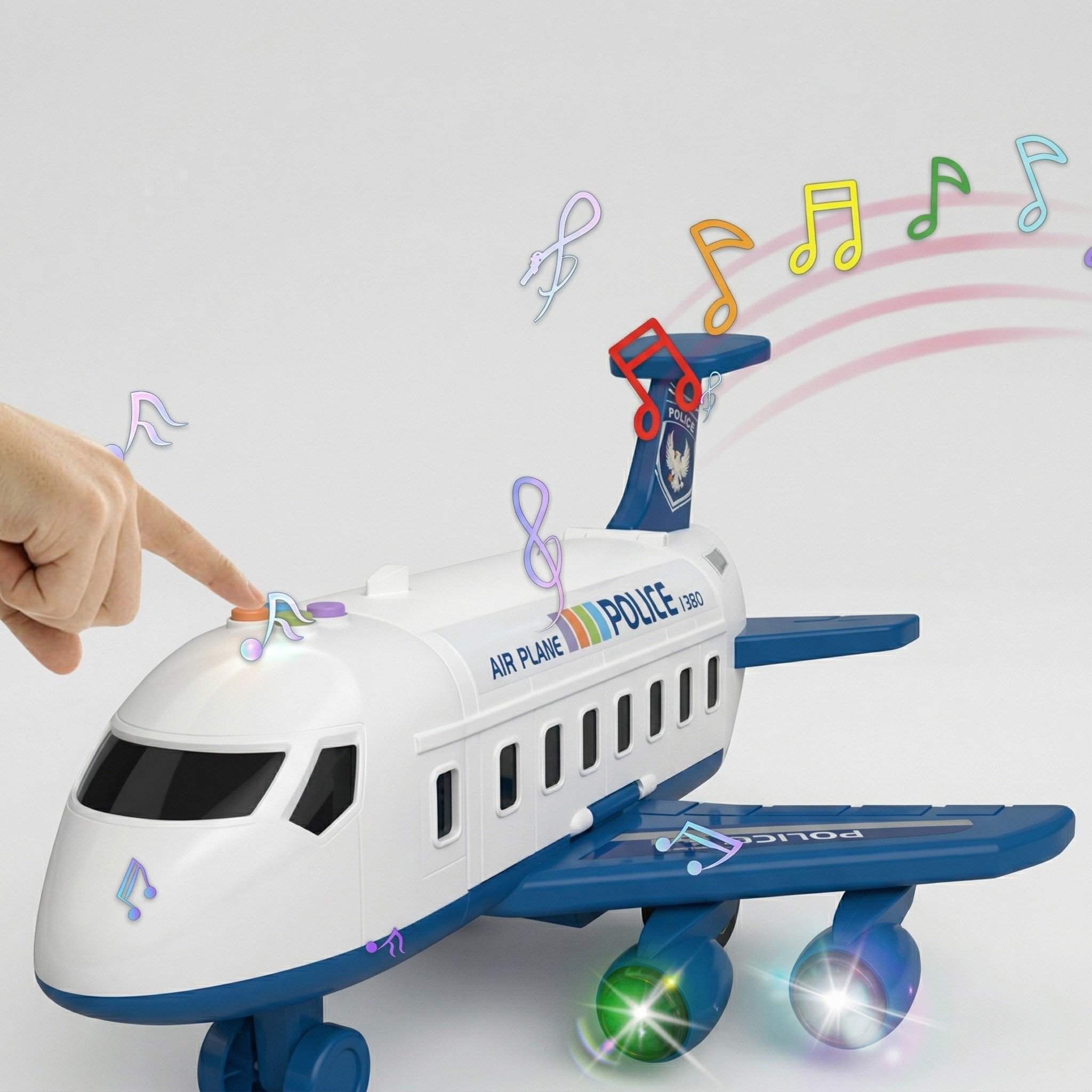 Set Giocattolo Aereo con Veicoli e Accessori per Bambini
