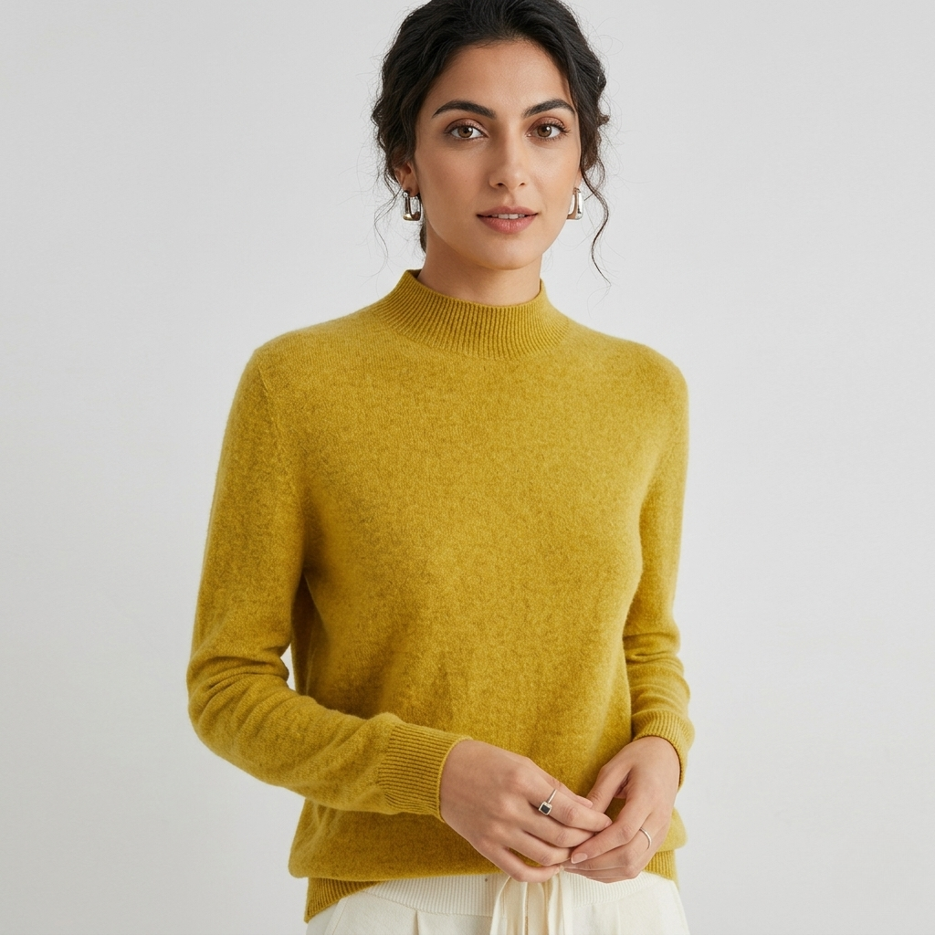 Maglione da Donna in Maglia Morbida Pullover Elegante Caldo