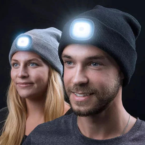 Cappello con luce | Cappello luminoso | LumiCappello
