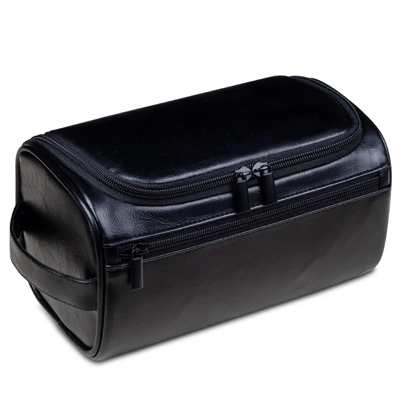 Sandsberg - Borsa da toilette premium in pelle per viaggiatori