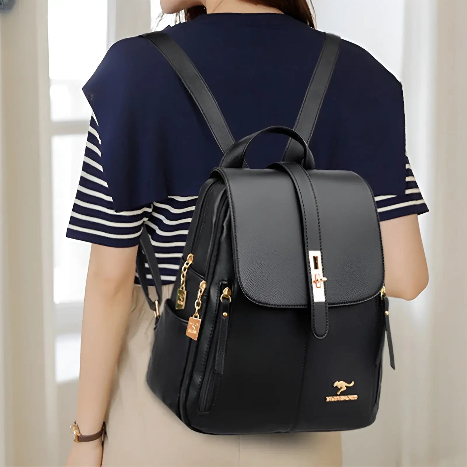 Zaino Alena - Borsa da donna in pelle lussuosa e di alta qualità