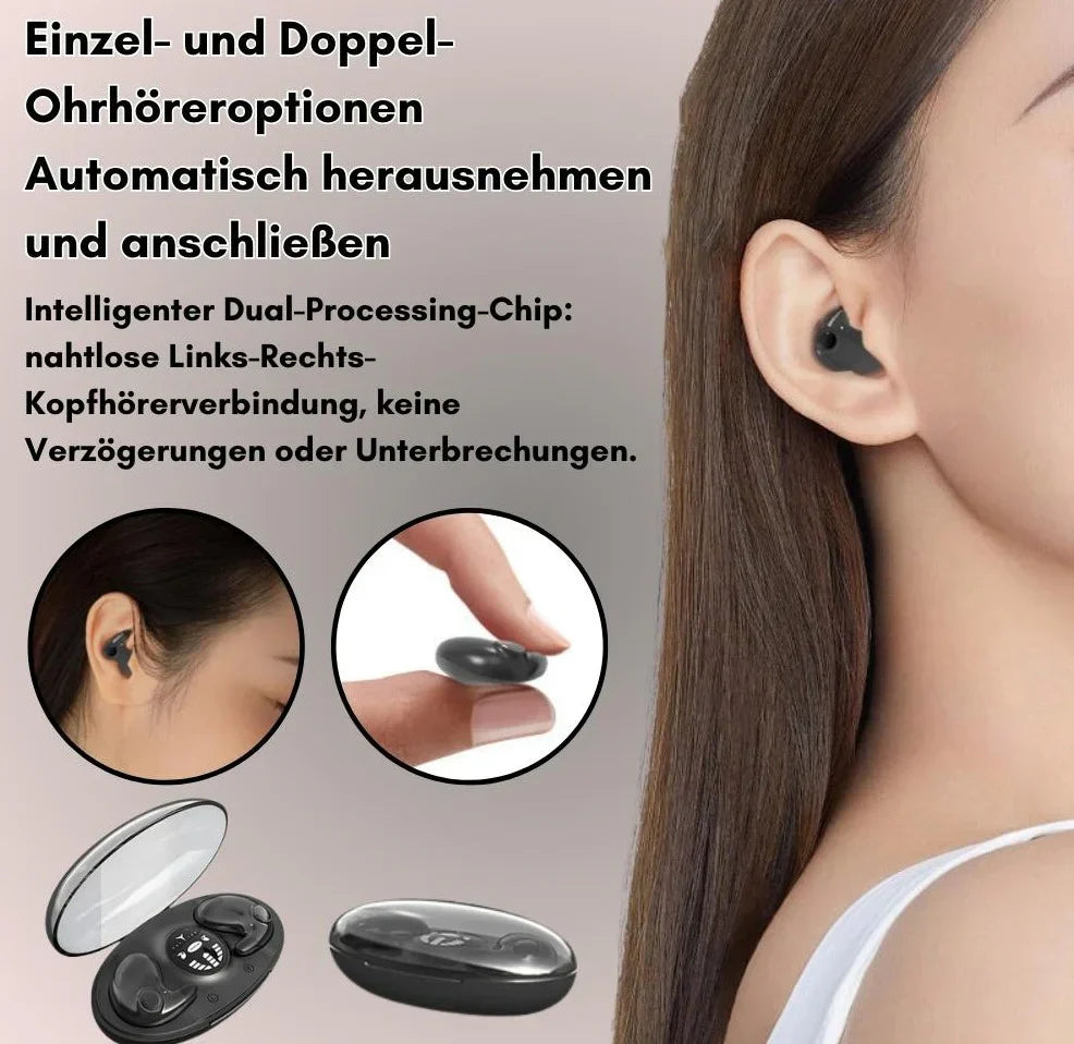 Cuffie per Dormire e Quotidiano | Cuffie Bluetooth Ultra Sottili | Cuffie per Dormire | DreamBuds