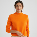 Maglione da Donna in Maglia Morbida Pullover Elegante Caldo