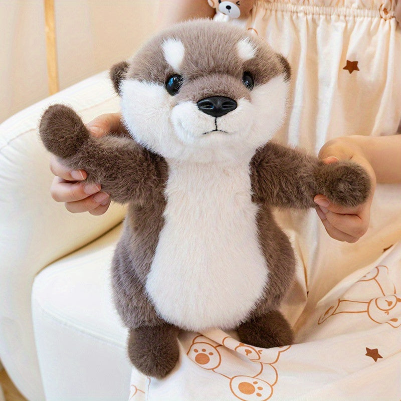 Peluches di lontra | Dolce peluche contro lo stress | Giocattolo di peluche per bambini e neonati | CutiOtter