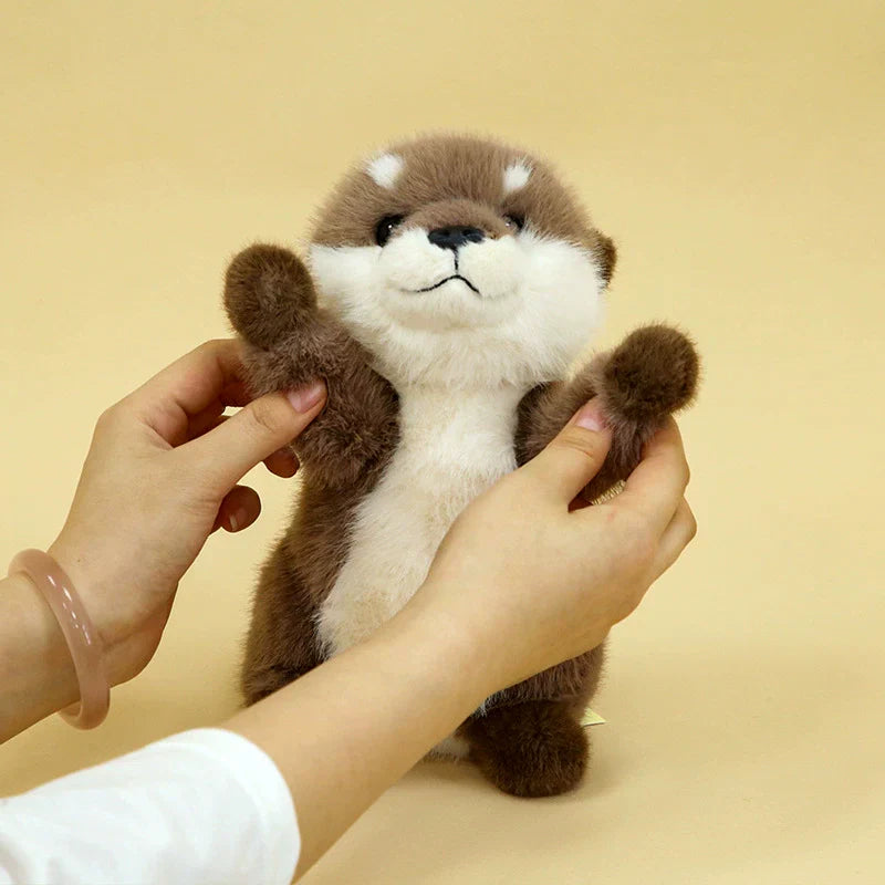 Peluches di lontra | Dolce peluche contro lo stress | Giocattolo di peluche per bambini e neonati | CutiOtter