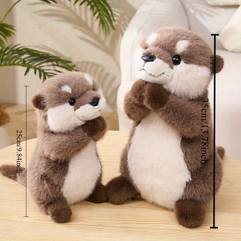 Peluches di lontra | Dolce peluche contro lo stress | Giocattolo di peluche per bambini e neonati | CutiOtter