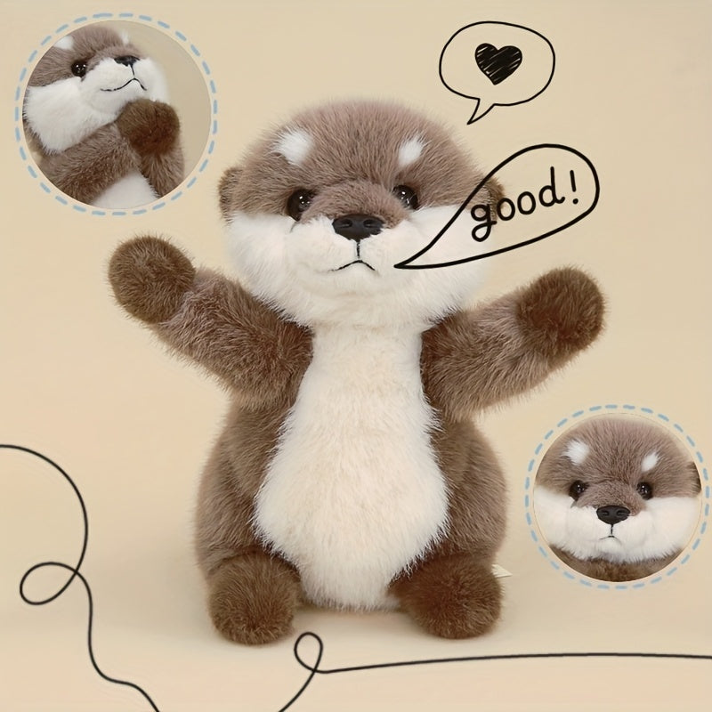 Peluches di lontra | Dolce peluche contro lo stress | Giocattolo di peluche per bambini e neonati | CutiOtter