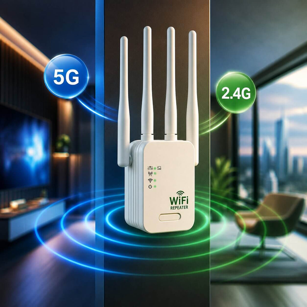Amplificatore WLAN per esterni e interni | Ripetitore WLAN Dual Band | Funkhafen