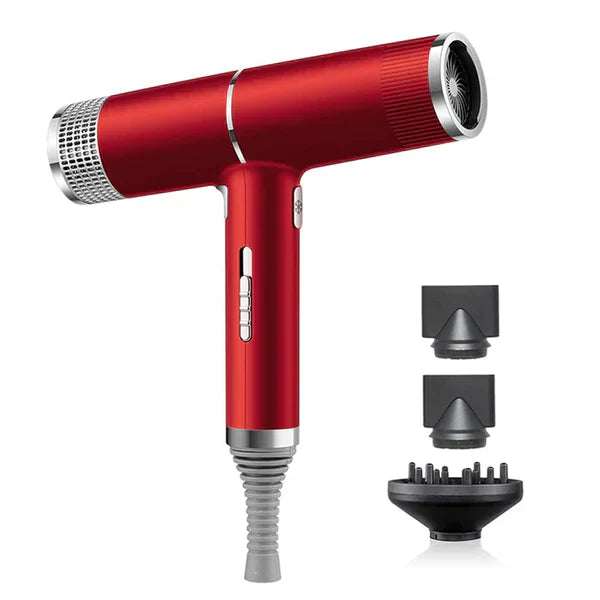 Hairvolt Asciugacapelli Professionale Ultraleggero | Motore ad Alta Velocità 110.000 giri/min | Tecnologia agli Ioni e 3 Livelli
