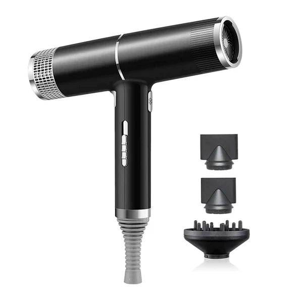 Hairvolt Asciugacapelli Professionale Ultraleggero | Motore ad Alta Velocità 110.000 giri/min | Tecnologia agli Ioni e 3 Livelli
