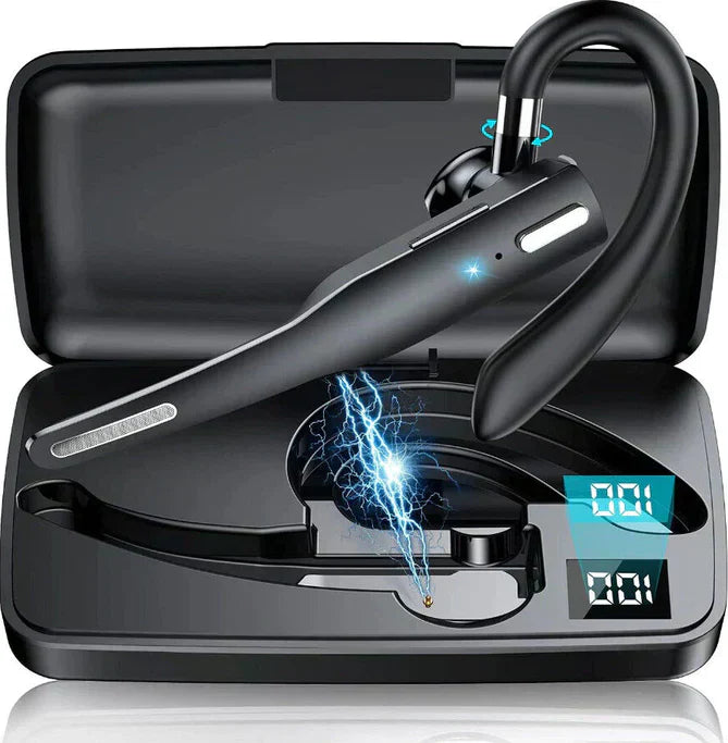Brehn | Auricolare Trucker Dual Mic Wireless Bluetooth 5.1 con Cancellazione del Rumore