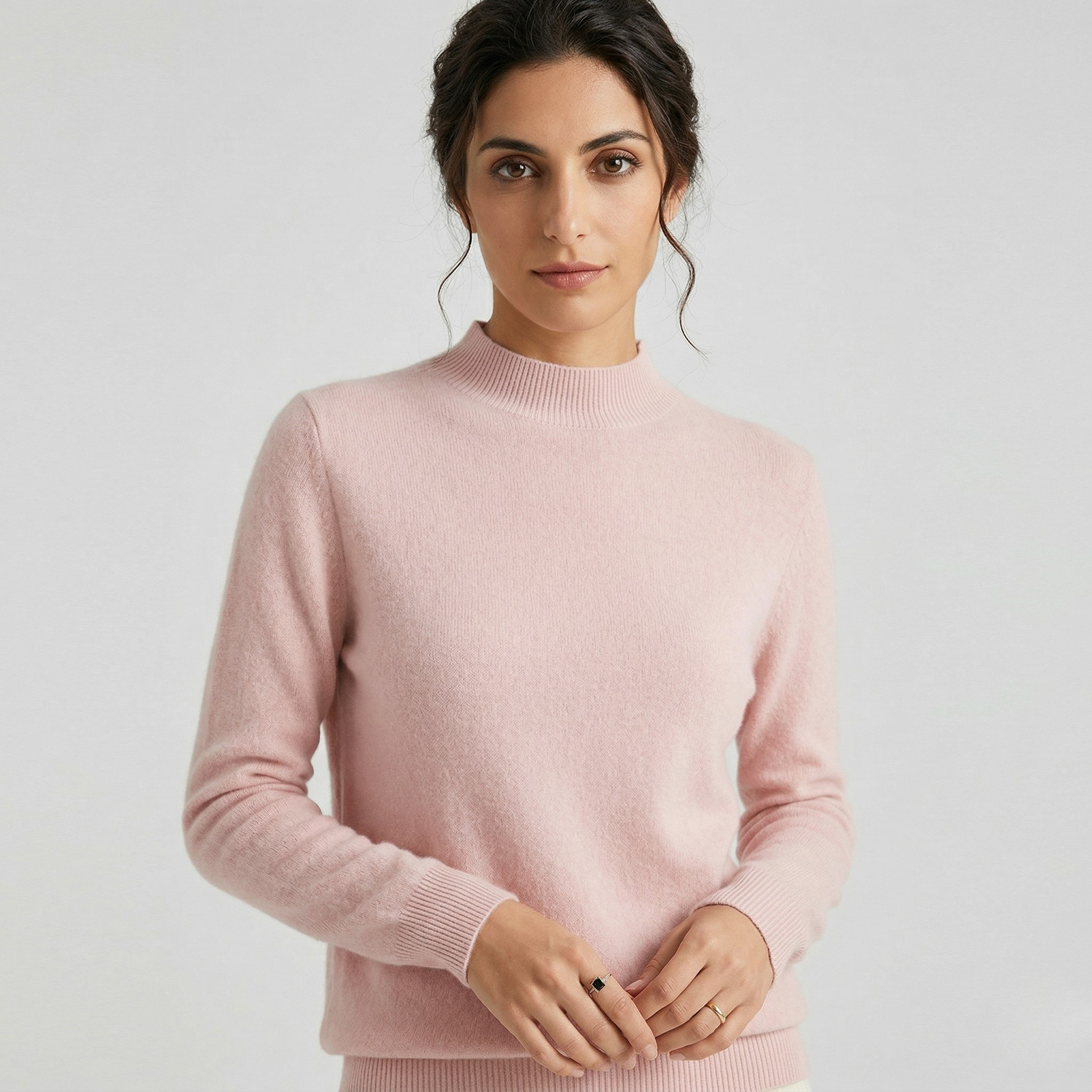 Maglione da Donna in Maglia Morbida Pullover Elegante Caldo