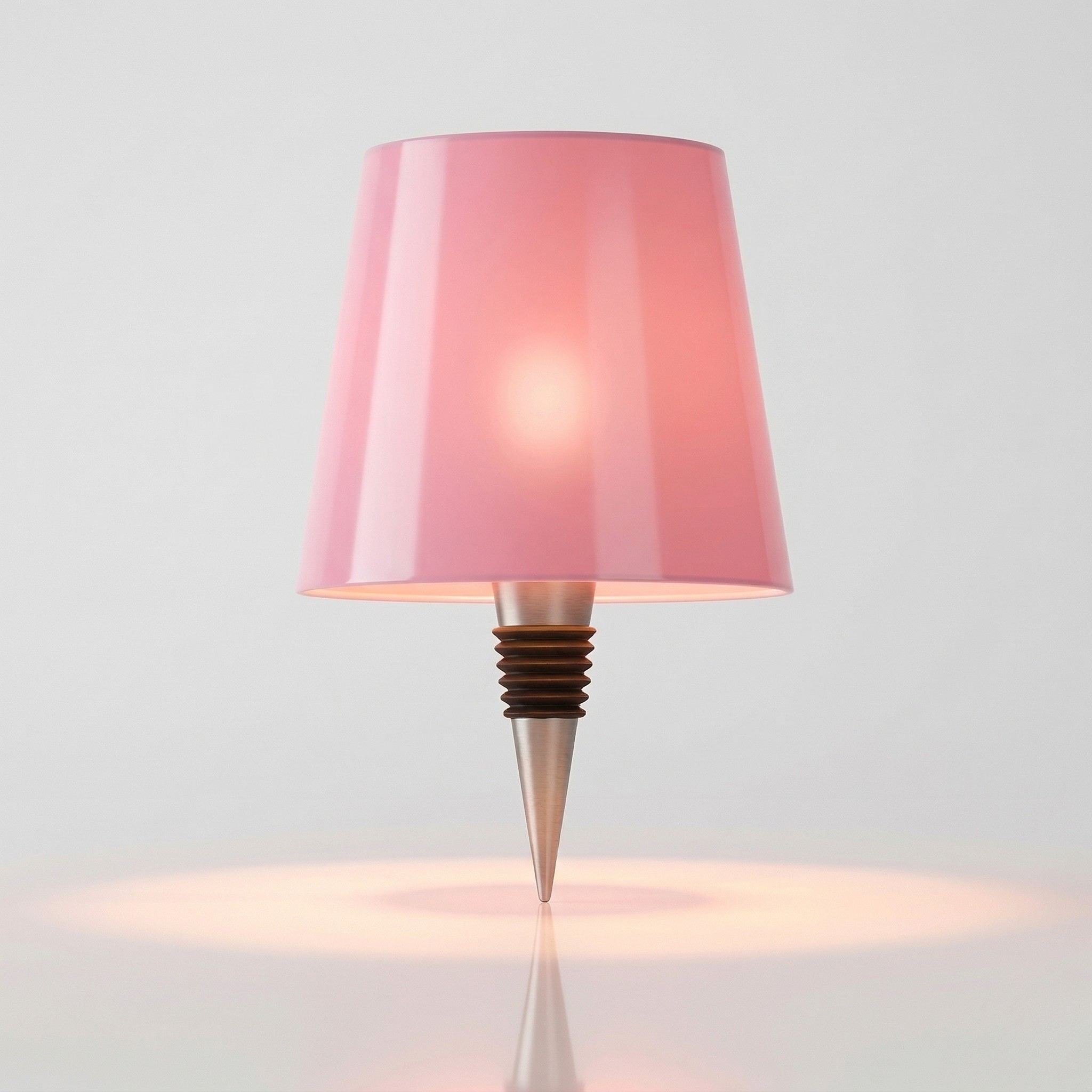 Lampada Bottiglia LED Senza Fili Ricaricabile Luce Tavolo