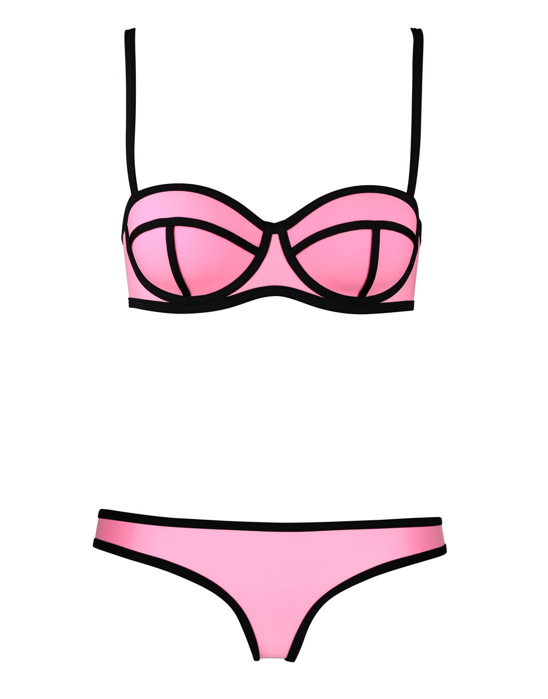 Amara™ Costumi con Linee Sfavillanti