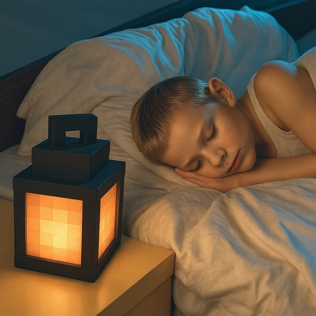 Minecraft Lampada | Lampada da Tavolo Senza Fili | Lampada da Comodino | Applique Interno | PixelLuce
