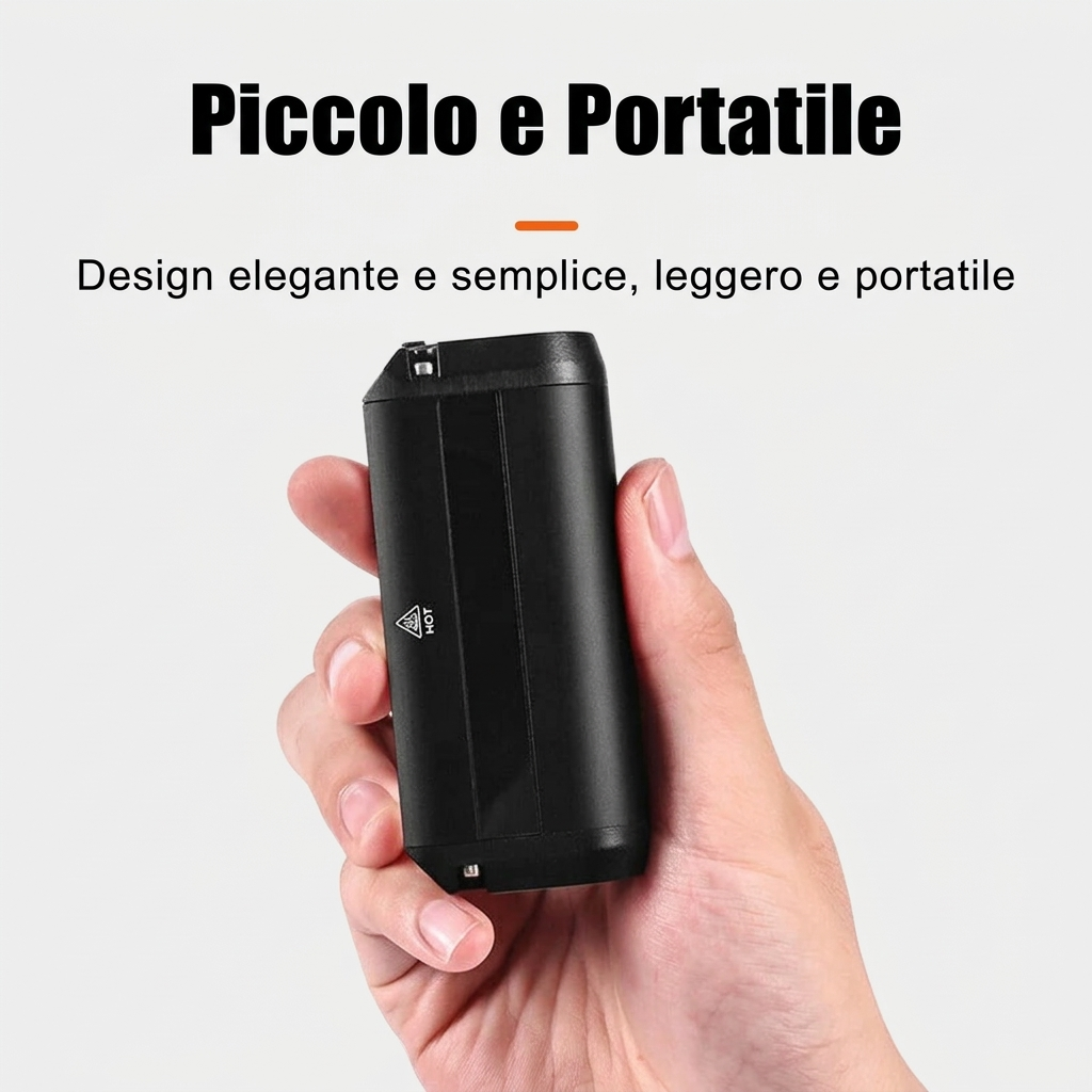 Luce Bicicletta LED Anteriore Fascio 180° USB Ricaricabile con Indicatore Batteria