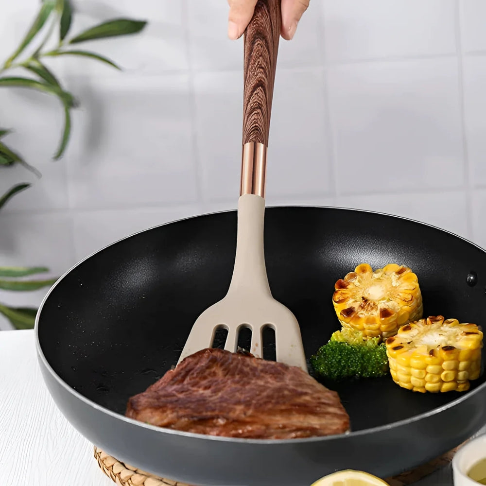 Set di Utensili da Cucina Premium | Set di Utensili da Cucina in Silicone | Utensili da Cucina 10 Pezzi | Culinora
