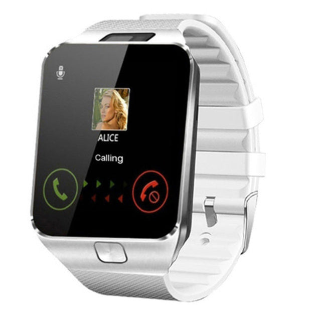 Smartwatch Supporto SIM Card Multi-lingue Touchscreen Bluetooth Sport Fitness Tracker Telecamera Orologio da polso Smartphone