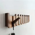 Elegante Tre Appendini per Piano Appendiabiti in Legno