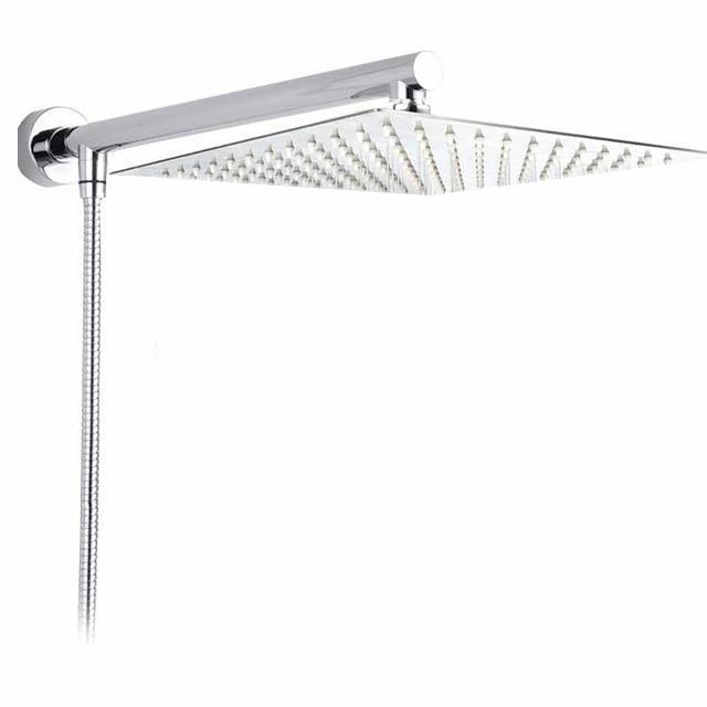 Doccia a pioggia montata a parete - Ultra Sottile - Design Elegante - Acciaio Inossidabile