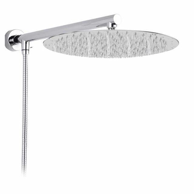 Doccia a pioggia montata a parete - Ultra Sottile - Design Elegante - Acciaio Inossidabile