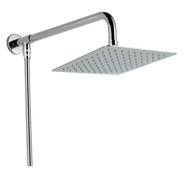 Doccia a pioggia montata a parete - Ultra Sottile - Design Elegante - Acciaio Inossidabile