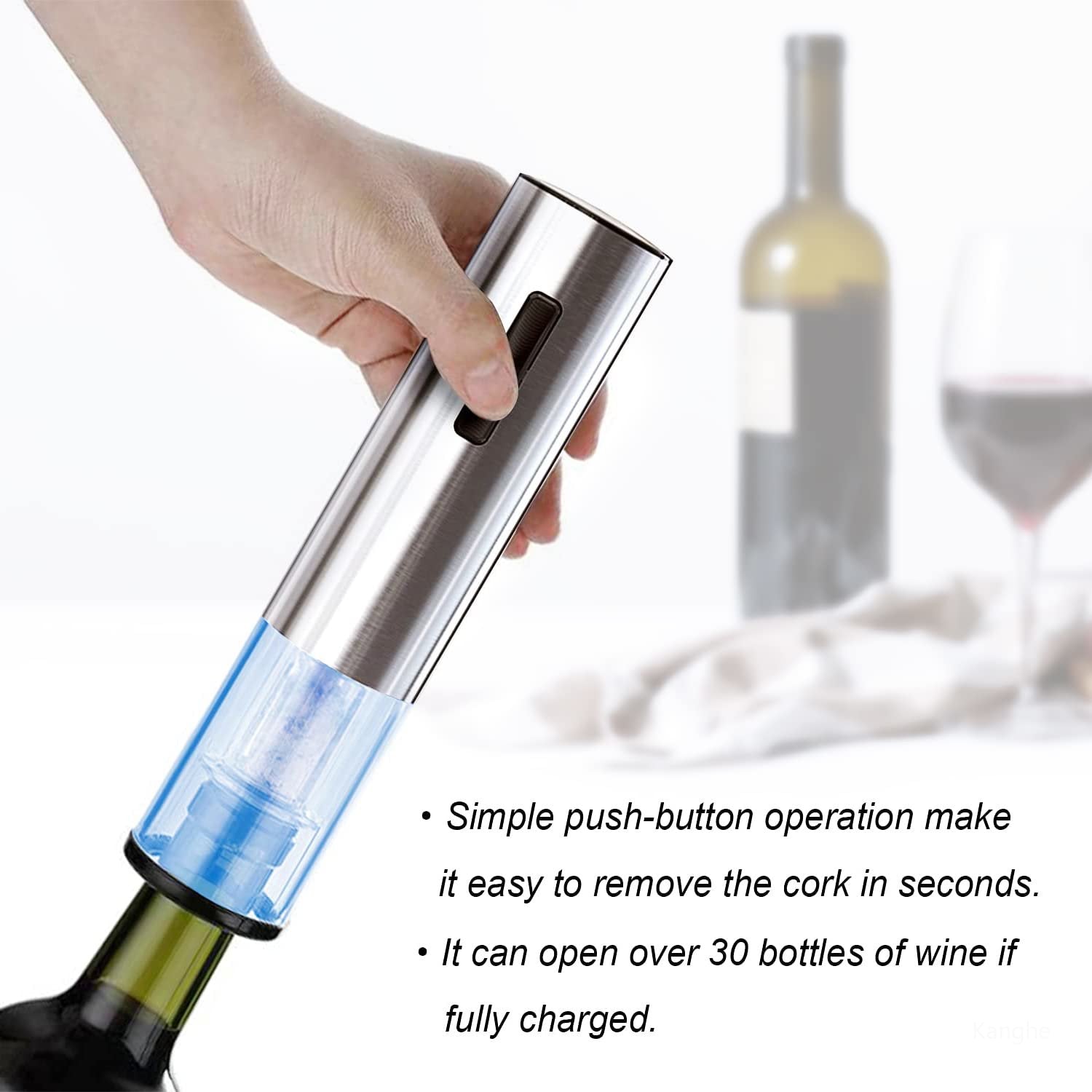 Apribottiglie Elettrico Ricaricabile per Vino