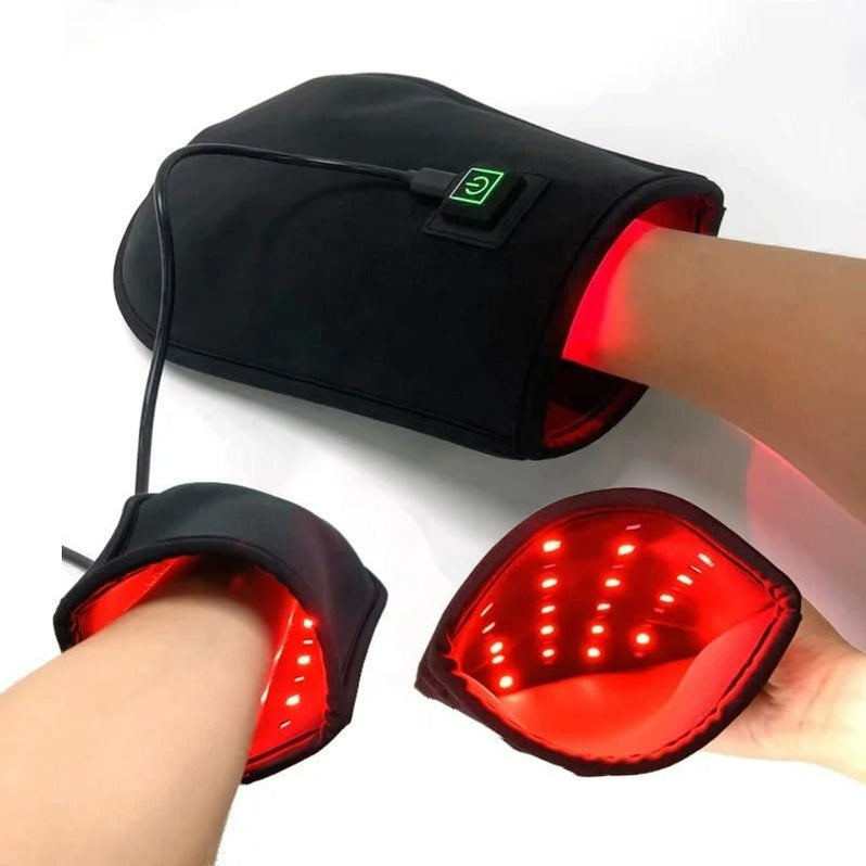 Guanto Lumera per il Sollievo dal Dolore a Mani e Articolazioni con Luce Rossa