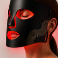 Maschera a Luce Rossa | Maschera LED per il Viso | Terapia della Luce per la Pelle | PelleGlow