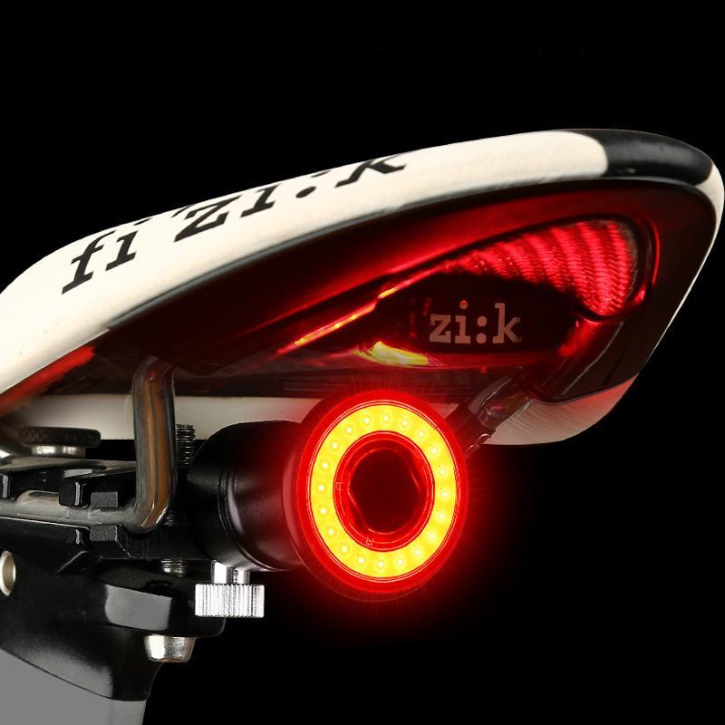 Faro posteriore e luce freno per bicicletta e bici da corsa con 6 modalità e batteria | Lumirad