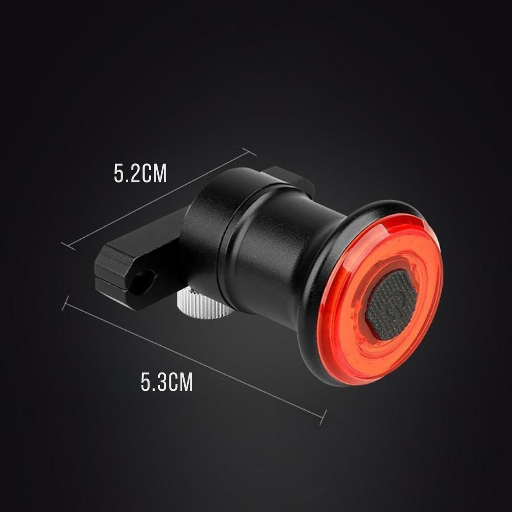 Faro posteriore e luce freno per bicicletta e bici da corsa con 6 modalità e batteria | Lumirad