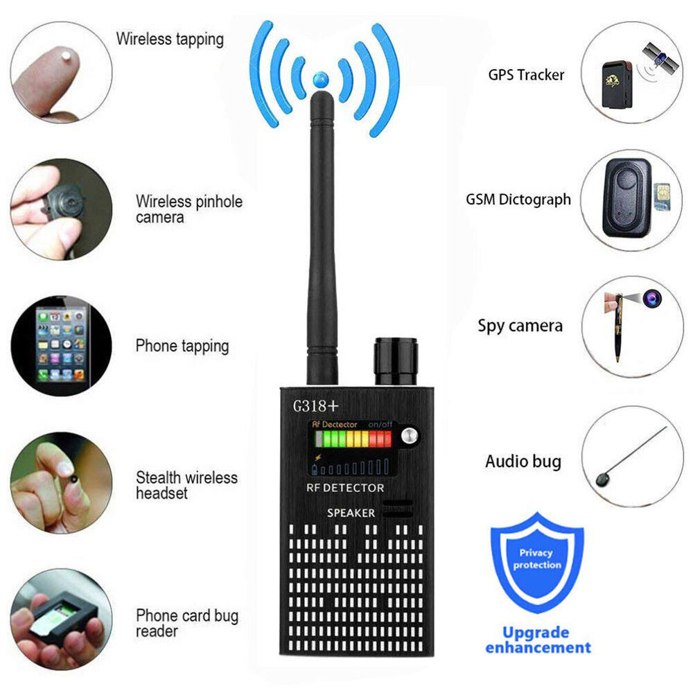 Brehn | Rilevatore di segnali spia, rilevatore HF, telecamera nascosta, lente laser, trova dispositivi GSM-GPS
