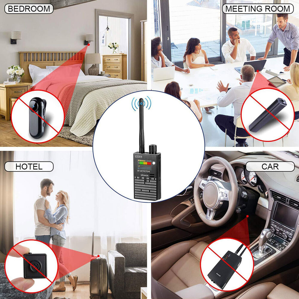 Brehn | Rilevatore di segnali spia, rilevatore HF, telecamera nascosta, lente laser, trova dispositivi GSM-GPS
