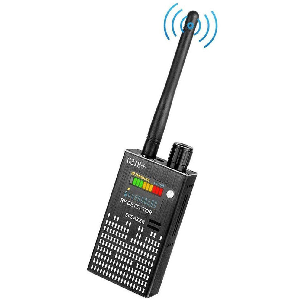 Rilevatore di segnali di spionaggio, rilevatore HF, telecamera nascosta, lente laser, localizzatore di dispositivi GSM-GPS