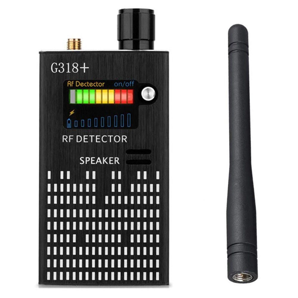 Rilevatore di segnali di spionaggio, rilevatore HF, telecamera nascosta, lente laser, localizzatore di dispositivi GSM-GPS