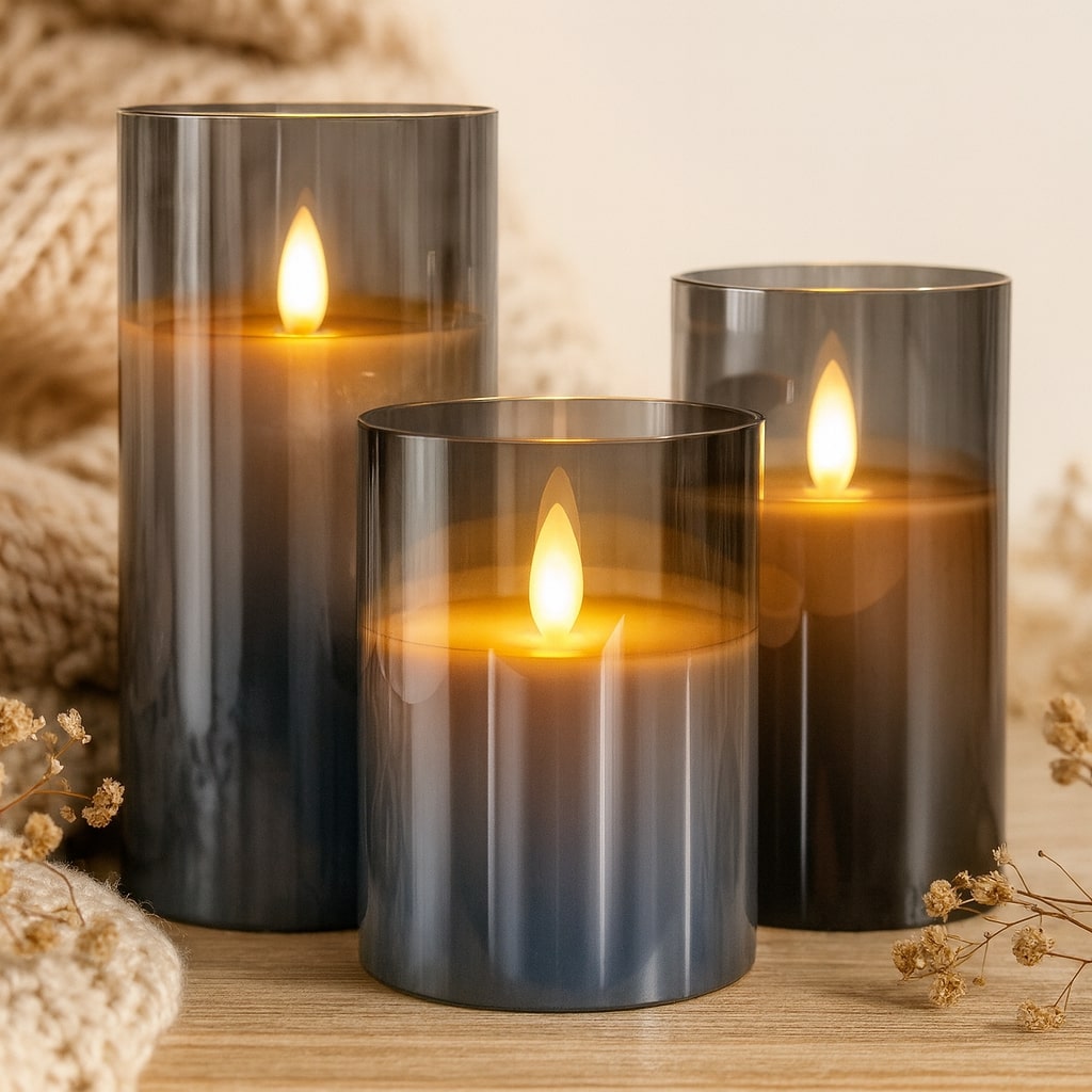 Candele LED con telecomando e timer | Set di candele LED | ScheinLicht
