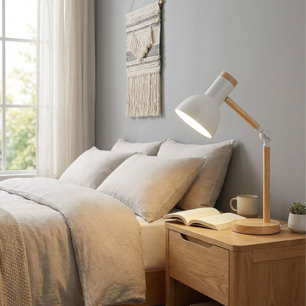 Lampada da scrivania in legno | Lampada da tavolo | LegnoLuce