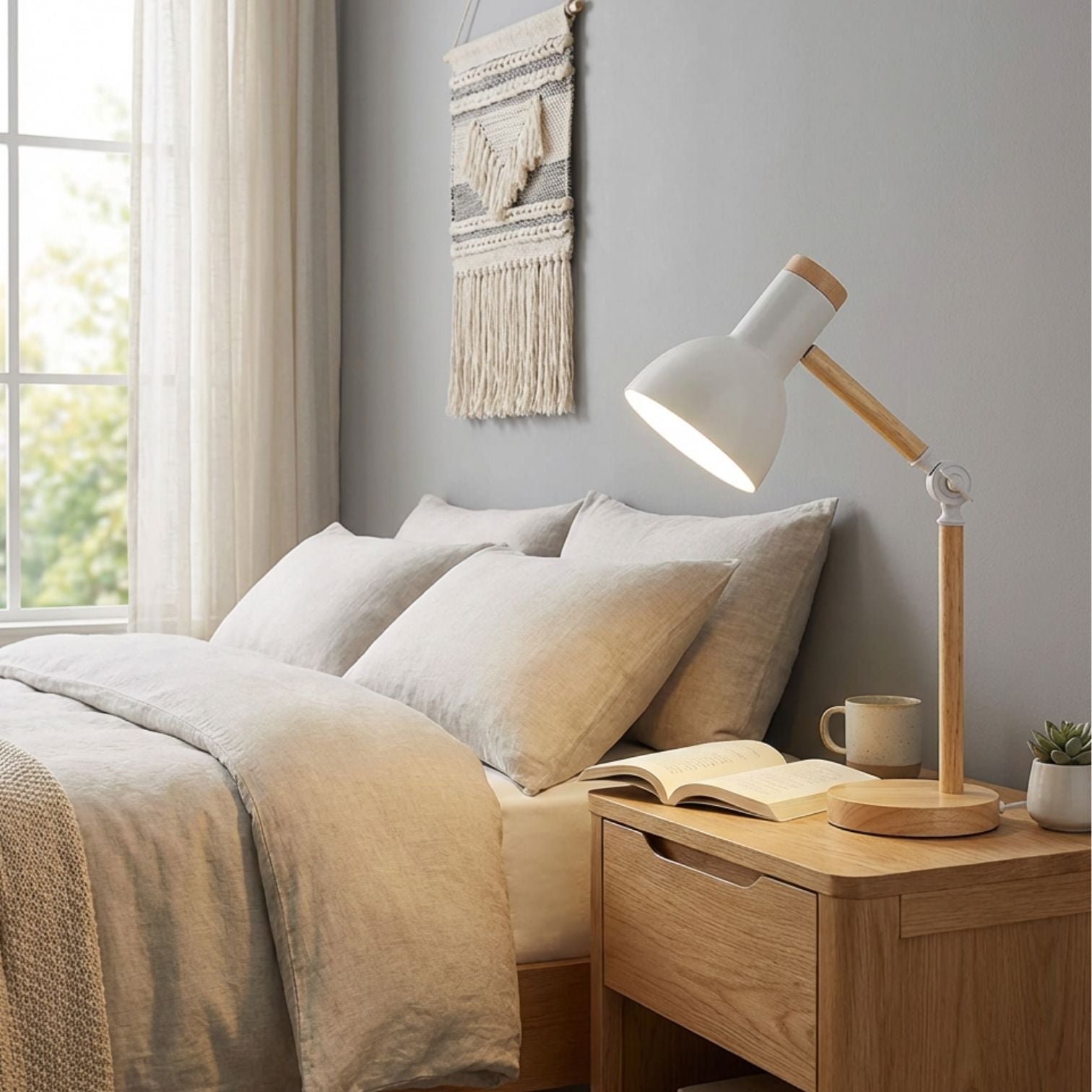 Lampada da scrivania in legno | Lampada da tavolo | LegnoLuce
