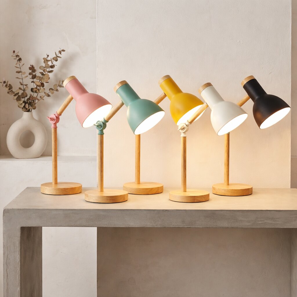 Lampada da scrivania in legno | Lampada da tavolo | LegnoLuce