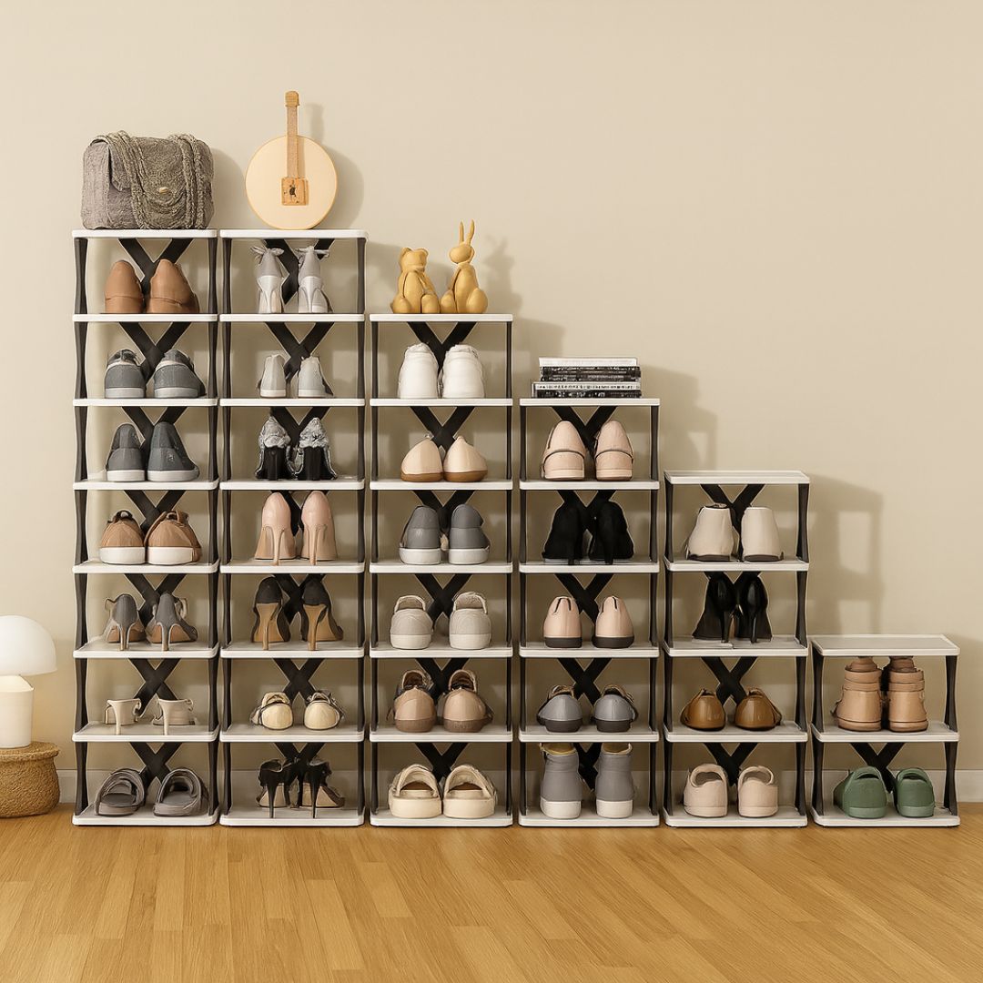 Scaffale per scarpe stretto | Scarpiera stretta | Alta e salvaspazio | ShoeTower