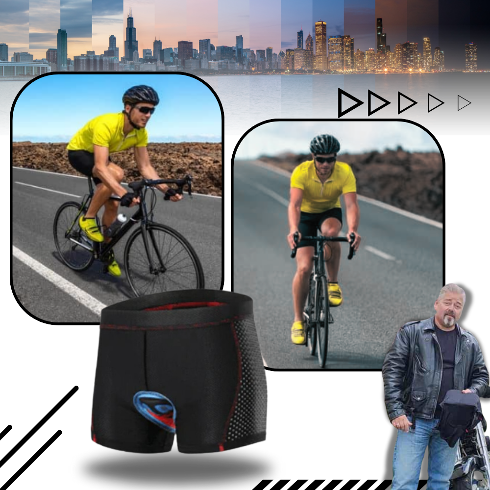 Pantaloni da ciclismo imbottiti senza cuciture