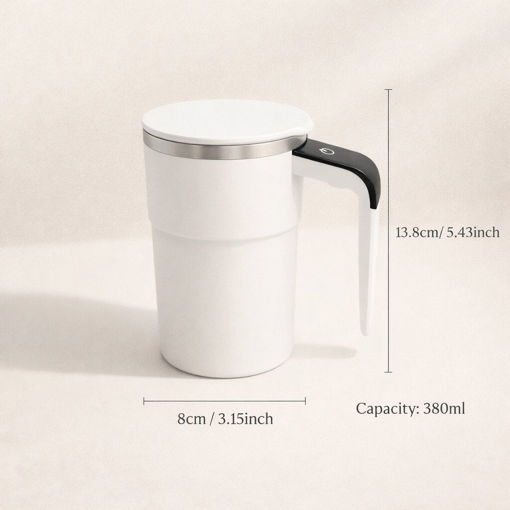 Tazza auto-mescolante con LCD e USB | Tazza automatica per caffè e altro | RührMeister