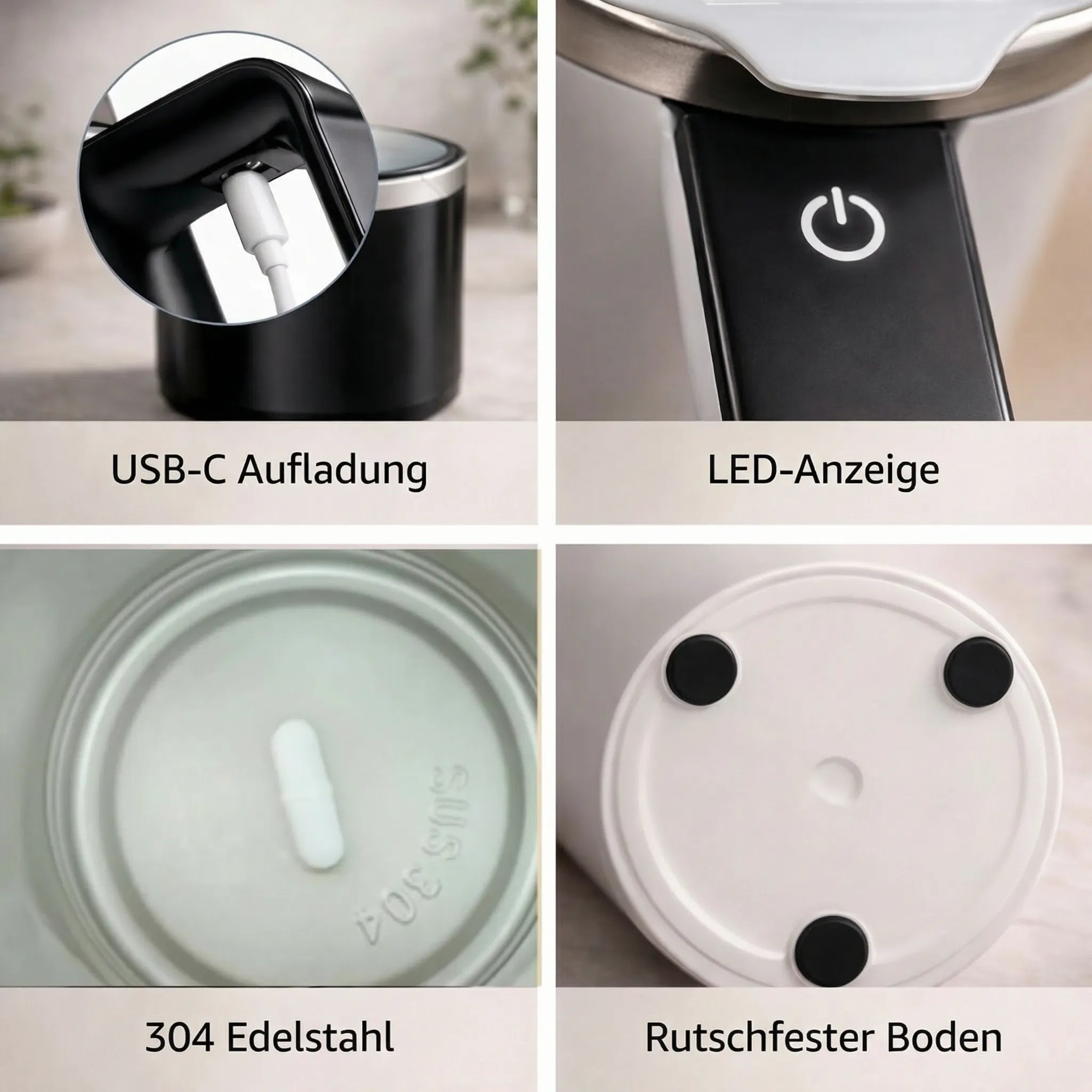 Tazza auto-mescolante con LCD e USB | Tazza automatica per caffè e altro | RührMeister