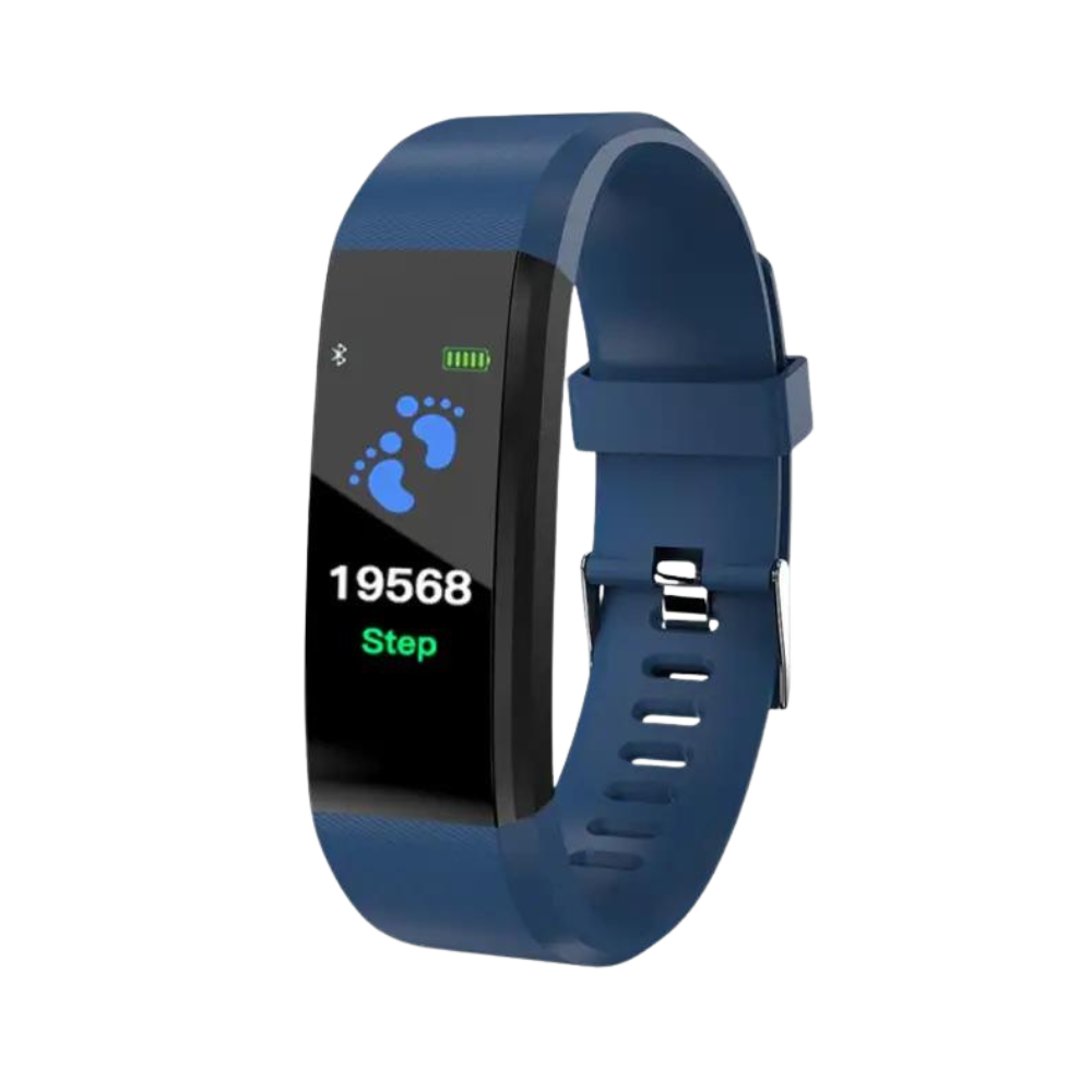Sandsberg | Smartwatch Senior – Fitness Tracker di base con contapassi, monitoraggio della frequenza cardiaca e design intuitivo