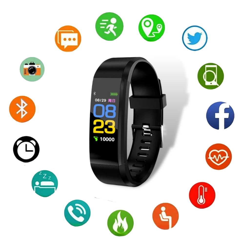 Smartwatch per Anziani | Frequenza Cardiaca & Pressione Sanguigna sempre in vista