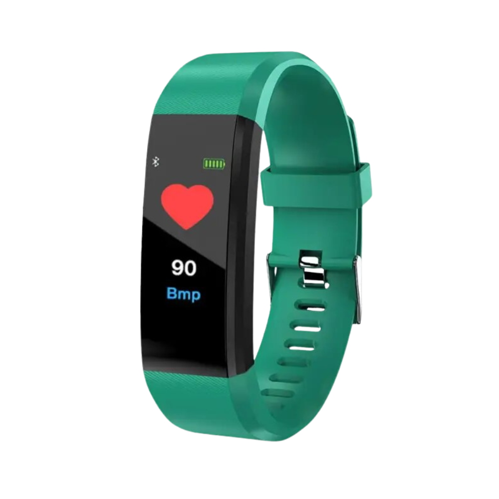 Sandsberg | Smartwatch Senior – Fitness Tracker di base con contapassi, monitoraggio della frequenza cardiaca e design intuitivo