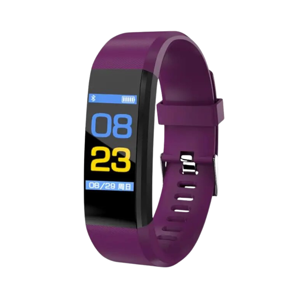 Sandsberg | Smartwatch Senior – Fitness Tracker di base con contapassi, monitoraggio della frequenza cardiaca e design intuitivo
